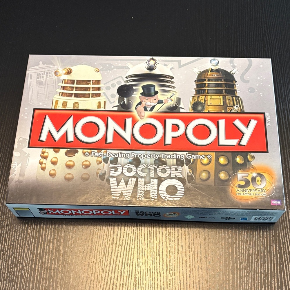 Doctor Who 50th Anniversary Edition Monopoly Game - Picture 3 of 10